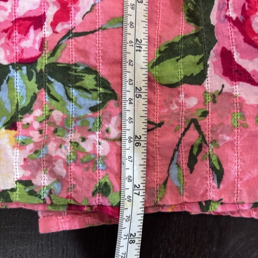 Zunie Girl Sleeveless Pink Floral Dress Size XL 14/16 - Picture 10 of 12